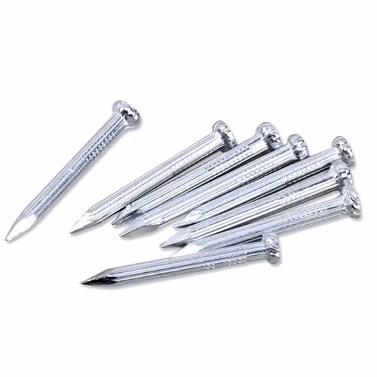 3/4 インチ - 6 インチの黒色亜鉛メッキ硬化鋼コンクリート釘