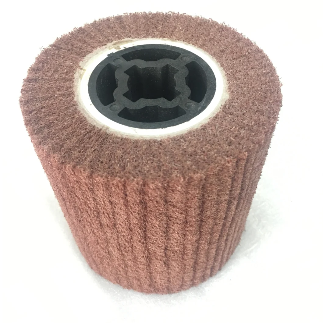 80# Chinese Manufacturer Wire Drawing Non Woven Grinding Wheel as Abrasive Tools for Polishing