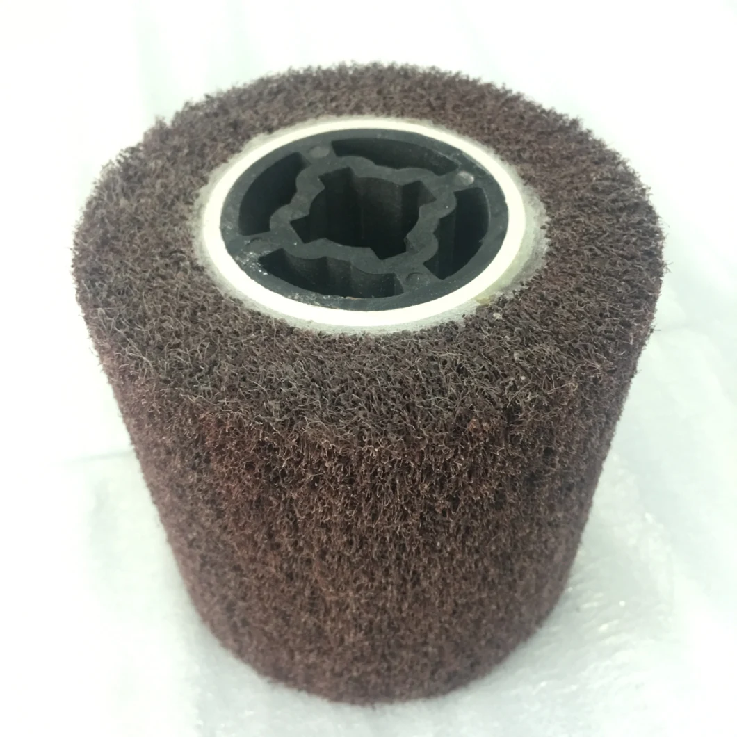 80# Chinese Manufacturer Wire Drawing Non Woven Grinding Wheel as Abrasive Tools for Polishing