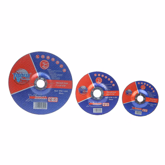 180X3X22mm 7 インチ OEM 研削研磨切削ホイール切削工具と研削砥石 T42 ディスク切削工具中国製