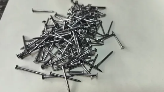 ブラッドネイル亜鉛メッキ金具、ヘッドレスネイル仕上げ