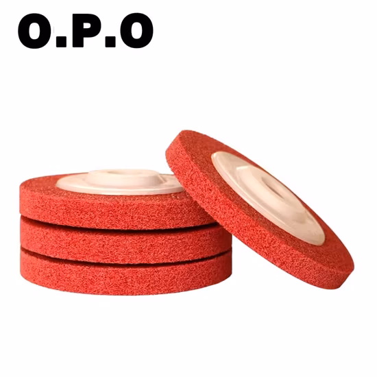 ステンレス鋼ナイロン繊維フリース研磨ディスク